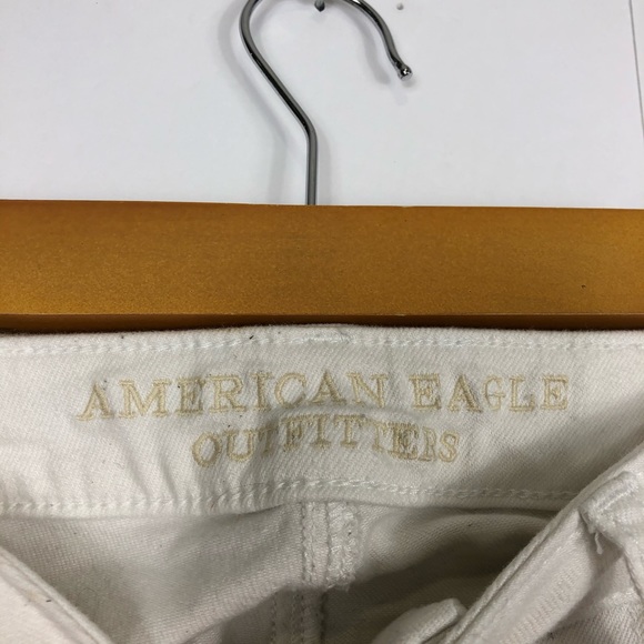 American Eagle Super Stretch Distressed Crop Jegging Sz 6 - Picture 3 of 5